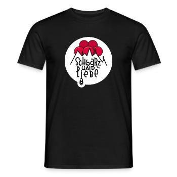Schwarzwaldliebe Bollenhut - Männer T-Shirt - Schwarz - Vorne - AI Model Male 178 light (178cm)