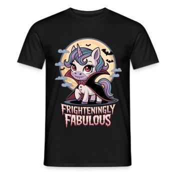 Frighteningly Fabulous - Men's T-Shirt - black - Front - AI Model Male 178 light (178cm)