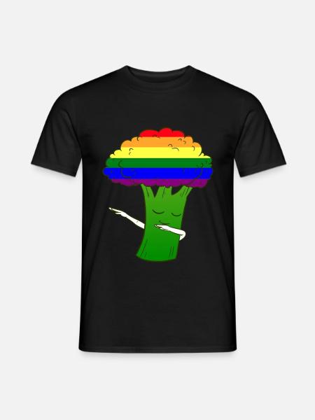 LGBT Broccoli - Männer T-Shirt - Schwarz