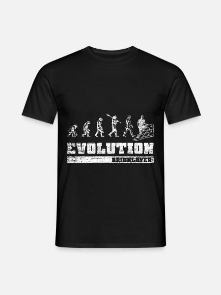 Schwindelfreier Dachdecker Ziegeldach - Männer T-Shirt - Schwarz