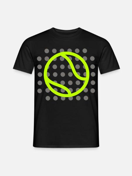 Padel Spieler Padelverein Padel-Tennis - Männer T-Shirt - Schwarz