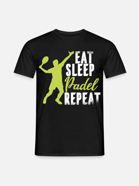 Padel Padelspieler Padeltennis Paddle Spanien - Männer T-Shirt - Schwarz