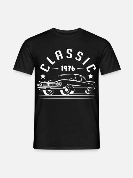 cLASSIC 1976 -Geschenkidee - - Männer T-Shirt - Schwarz