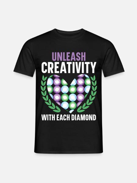 Diamantmalerei Handwerkszeug Diamantmaler - Männer T-Shirt - Schwarz
