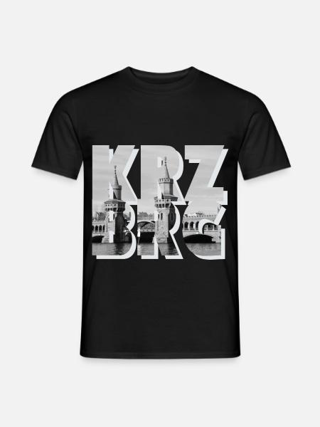 Lebendiges Kreuzberg Kaffeekultur - Männer T-Shirt - Schwarz