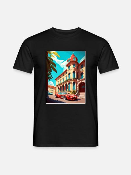 Maranello Italien Vintage Reiseposter WPA Souvenir - Männer T-Shirt - Schwarz