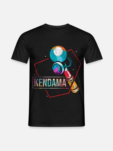 Japan Kendama Geschicklichkeitsspiel - Männer T-Shirt - Schwarz