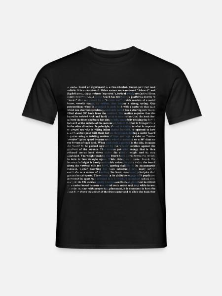 Rasanter Waveboard Straßensurfer - Männer T-Shirt - Schwarz