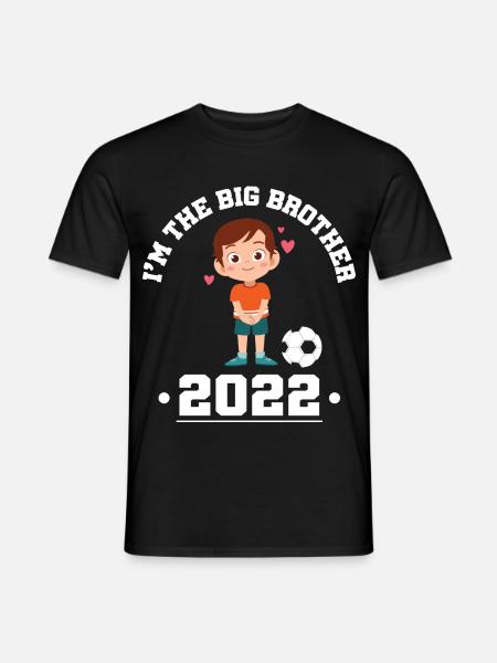Werde Großer Bruder 2022 - Männer T-Shirt - Schwarz