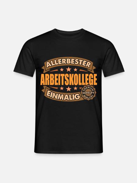 Allerbester Arbeitskollege Kollege Arbeit - Männer T-Shirt - Schwarz
