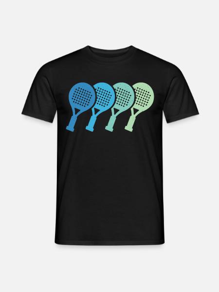 Padel-Tennis Padelspieler Padelschläger Padel - Männer T-Shirt - Schwarz