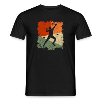 Bergsteiger Klettern Kletterer Bouldern - Männer T-Shirt - Schwarz - Vorne - AI Model Male 178 light (178cm)