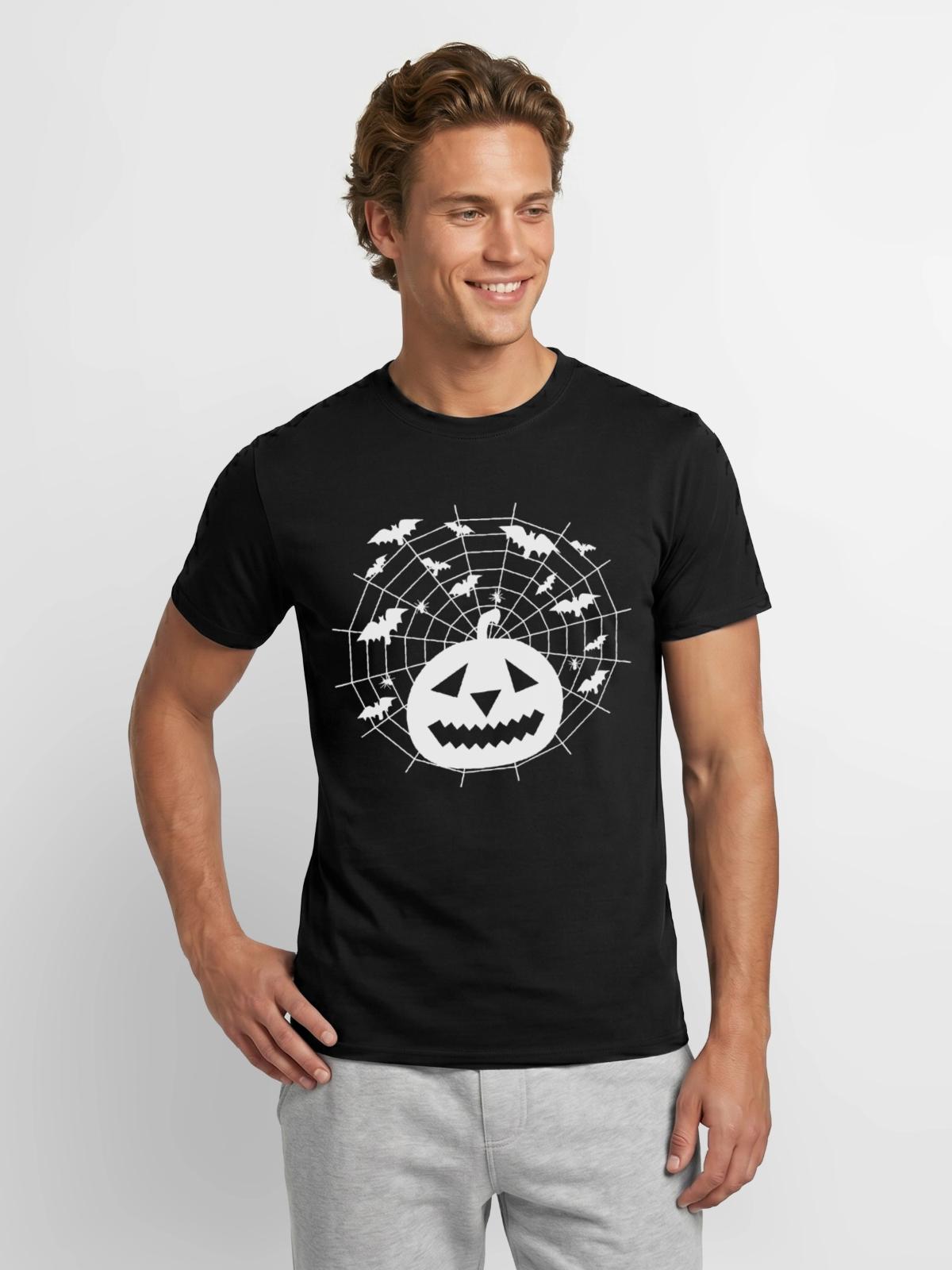 Halloween - Männer T-Shirt - Schwarz - Vorne - AI Model Male 178 light (178cm)