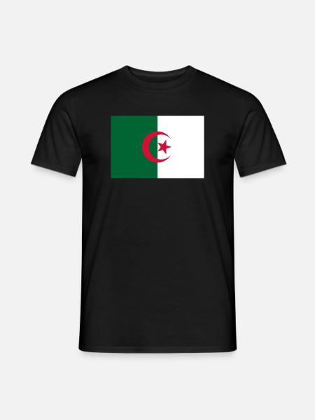 Algerien - Männer T-Shirt - Schwarz