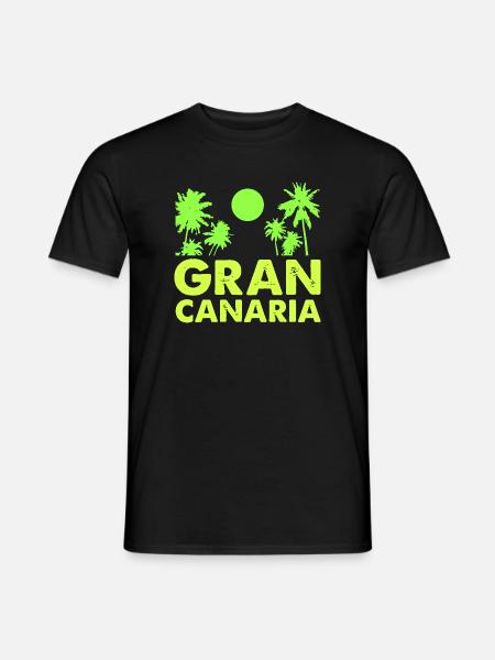 gran_canaria- - Männer T-Shirt - Schwarz