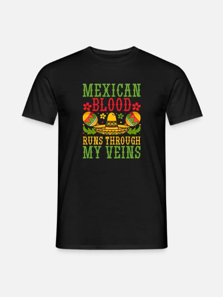 Mexican Mexico - Männer T-Shirt - Schwarz