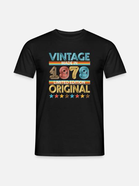 1979 - Männer T-Shirt - Schwarz