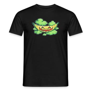 Halloween-Banane - Männer T-Shirt - Schwarz - Vorne - AI Model Male 178 light (178cm)