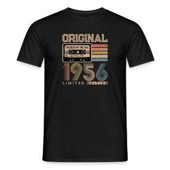 70. Geburtstag, 70 Jahre - Männer T-Shirt - Schwarz - Vorne - AI Model Male 178 light (178cm)