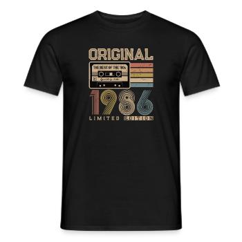 40. Geburtstag, 40 Jahre - Männer T-Shirt - Schwarz - Vorne - AI Model Male 178 light (178cm)