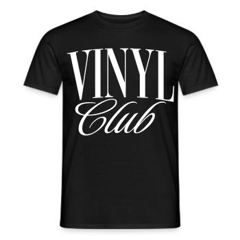 Vinyl Club - Männer T-Shirt - Schwarz - Vorne - AI Model Male 178 light (178cm)