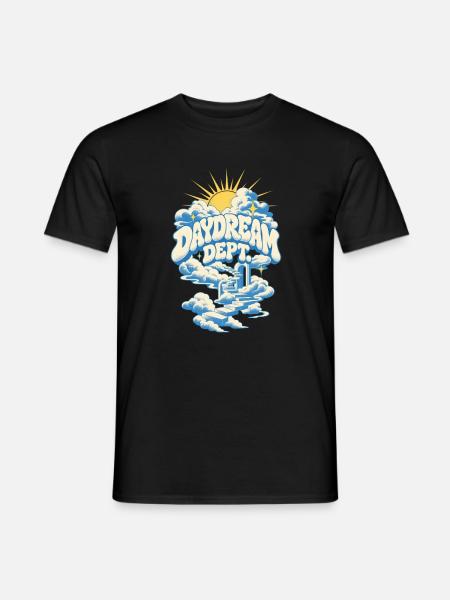 Dept Wolkenstufen - Männer T-Shirt - Schwarz