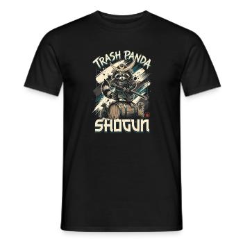 Trash Panda Shogun - Männer T-Shirt - Schwarz - Vorne - AI Model Male 178 light (178cm)