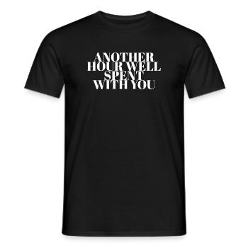 Another Hour With You - Männer T-Shirt - Schwarz - Vorne - AI Model Male 178 light (178cm)