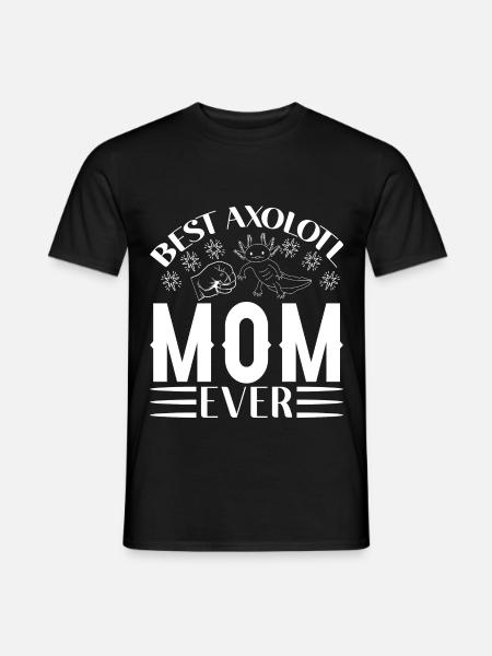 Einzigartige Feier Zur Besten Axolotl-Mutter - Männer T-Shirt - Schwarz