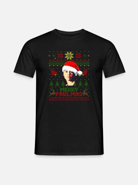 Alice Paul Merry Paulmas - Männer T-Shirt - Schwarz