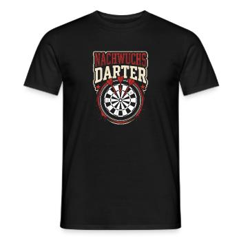 Dart Nachwuchs Darter Für Jungen Und Mädchen - Männer T-Shirt - Schwarz - Vorne - AI Model Male 178 light (178cm)
