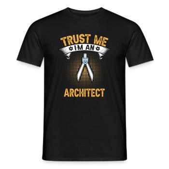 Architektenstiftung - Männer T-Shirt - Schwarz - Vorne - AI Model Male 178 light (178cm)