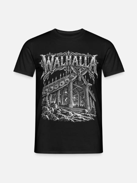 Walhalla – Odins Halle - Männer T-Shirt - Schwarz
