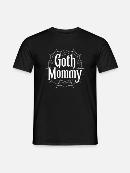 Goth-Mama-Spinnennetz-Tee - Männer T-Shirt - Schwarz