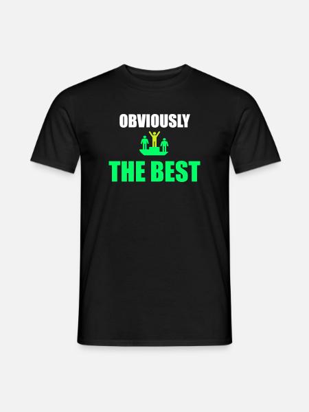 Offensichtlich das Beste - Männer T-Shirt - Schwarz
