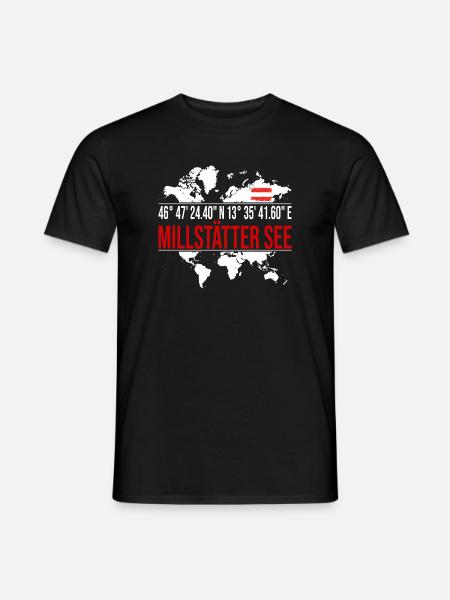 Millstätter See - Männer T-Shirt - Schwarz