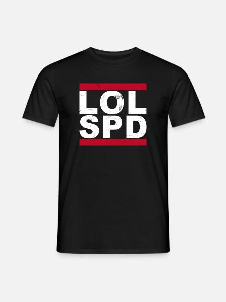 LOL SPD - Männer T-Shirt - Schwarz