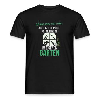Handwerker im Ruhestand - Männer T-Shirt - Schwarz - Vorne - AI Model Male 178 light (178cm)