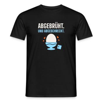 Abgebrüht und abgeschreckt – Sauna & Eisbad - Männer T-Shirt - Schwarz - Vorne - AI Model Male 178 light (178cm)
