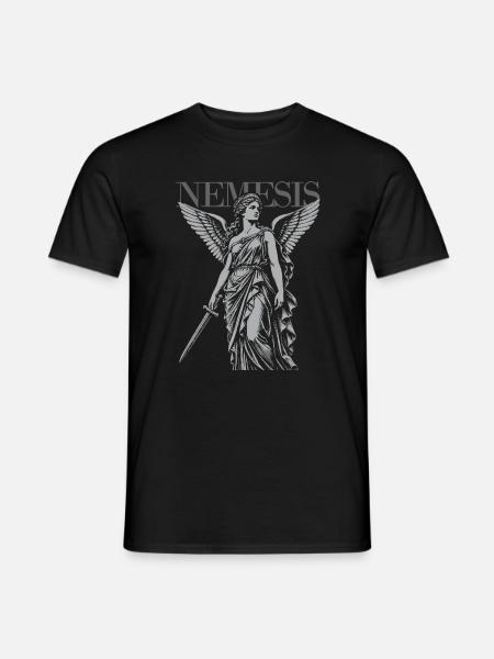 Nemesis-Göttin der Rache - Männer T-Shirt - Schwarz