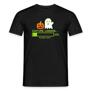 Hallowe Costume Loading Retro Gamer - Männer T-Shirt - Schwarz - Vorne - AI Model Male 178 light (178cm)