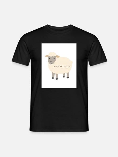 Schafe - Männer T-Shirt - Schwarz