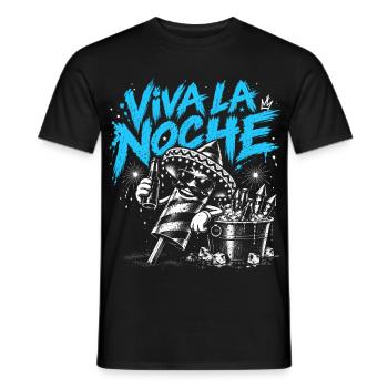 Viva La Noche – Feuerwerk - Männer T-Shirt - Schwarz - Vorne - AI Model Male 178 light (178cm)