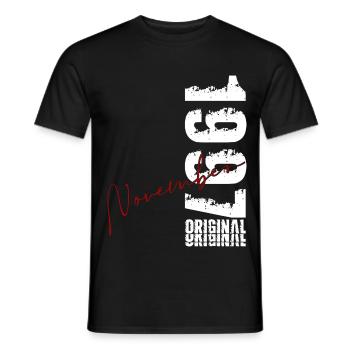 29. Geburtstag Geschenk November Original 1997 - Männer T-Shirt - Schwarz - Vorne - AI Model Male 178 light (178cm)