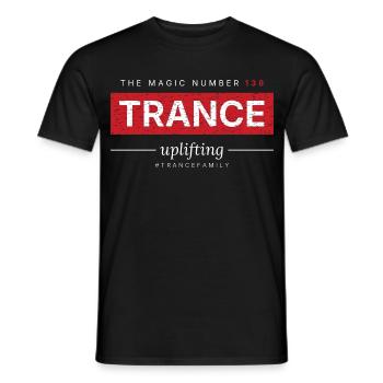 The Magic Number 138 - Uplifting Trance - Männer T-Shirt - Schwarz - Vorne - AI Model Male 178 light (178cm)