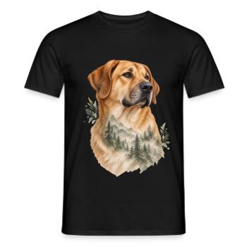 Sarabi - Männer T-Shirt - Schwarz - Vorne - AI Model Male 178 light (178cm)