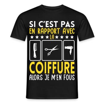 Wenn es nicht mit dem Klettern zu tun hat, ist mir das egal. - Männer T-Shirt - Schwarz - Vorne - AI Model Male 178 light (178cm)