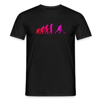 Die Unihockeyspieler und Floorball passen zusammen - Männer T-Shirt - Schwarz - Vorne - AI Model Male 178 light (178cm)