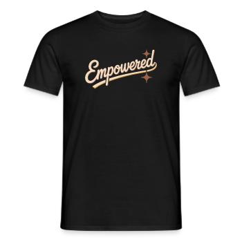 Empowered Frauenpower Starke Frauen Feministin - Männer T-Shirt - Schwarz - Vorne - AI Model Male 178 light (178cm)