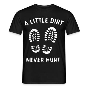 Ein wenig Dreck tut nie weh - Männer T-Shirt - Schwarz - Vorne - AI Model Male 178 light (178cm)